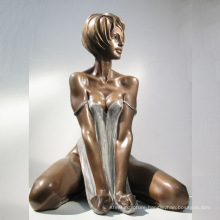 Factory life size sexy anime sculpture nude cartoon girl figure statue